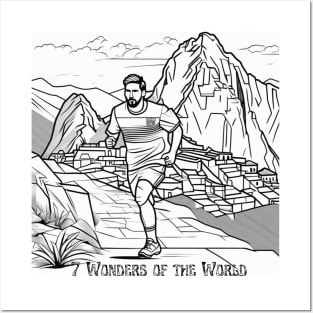 Messi Machu Picchu World Wonder Special Edition Posters and Art